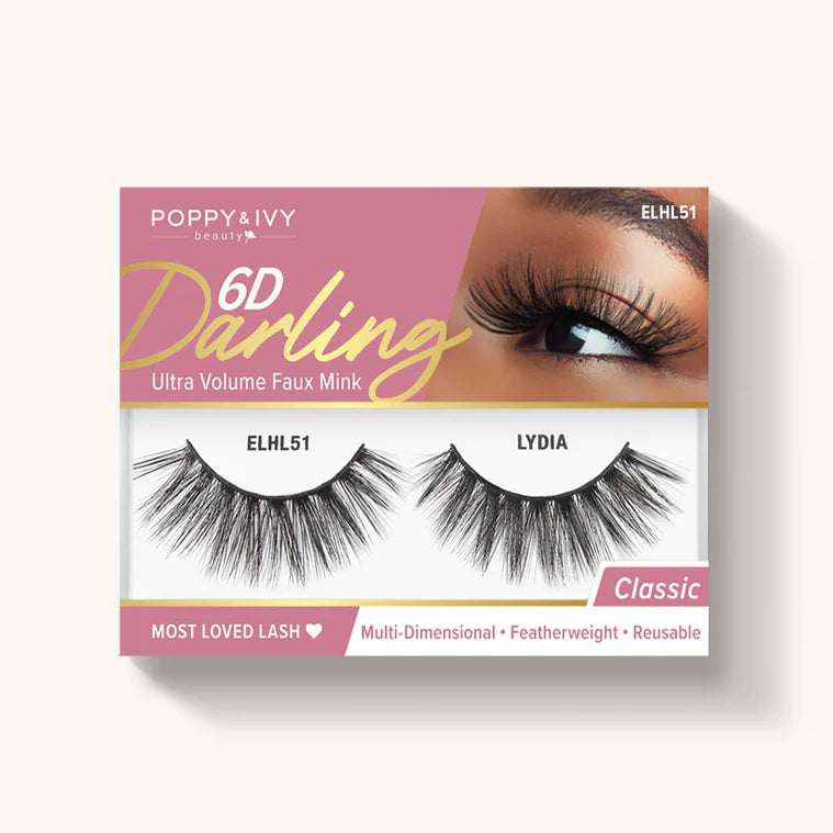 Poppy & Ivy 6d Darling Ultra Volume Faux Mink Lashes