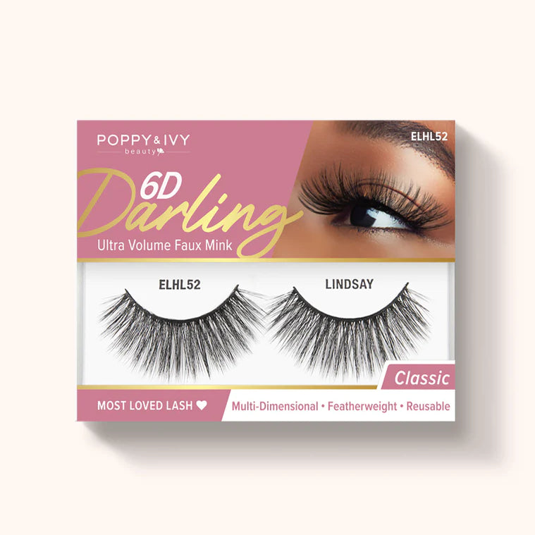 Poppy & Ivy 6d Darling Ultra Volume Faux Mink Lashes