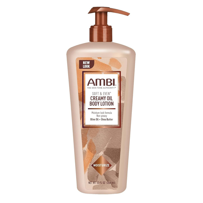 Ambi Soft & Even Creamy Oil Body Lotion 12oz