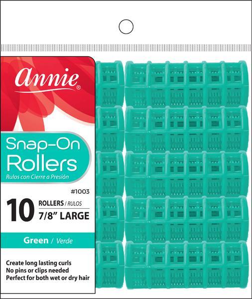 [Annie] Snap On Rollers Large 10Pcs