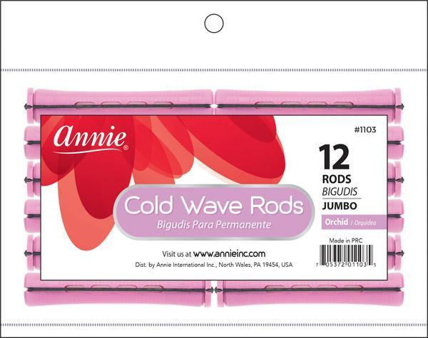 [Annie] Cold Wave Rods Orchid Long 12Pcs