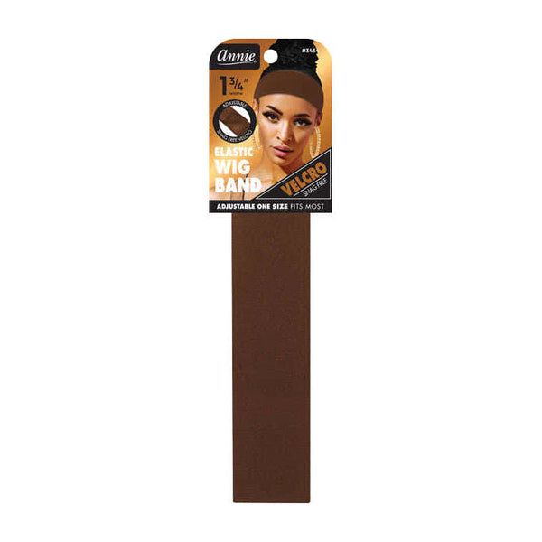 [Annie] Elastic Wig Band 1 3/4 Inch Brown