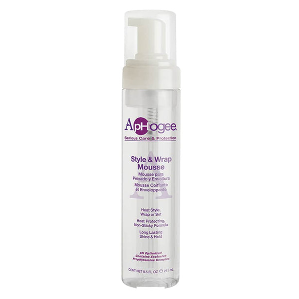 Aphogee Style & Wrap Mousse 8.5oz