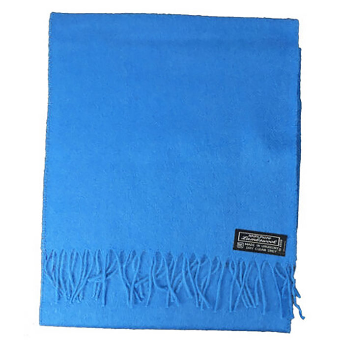 100% Lambswool Womens Solid Color Winter Scarf