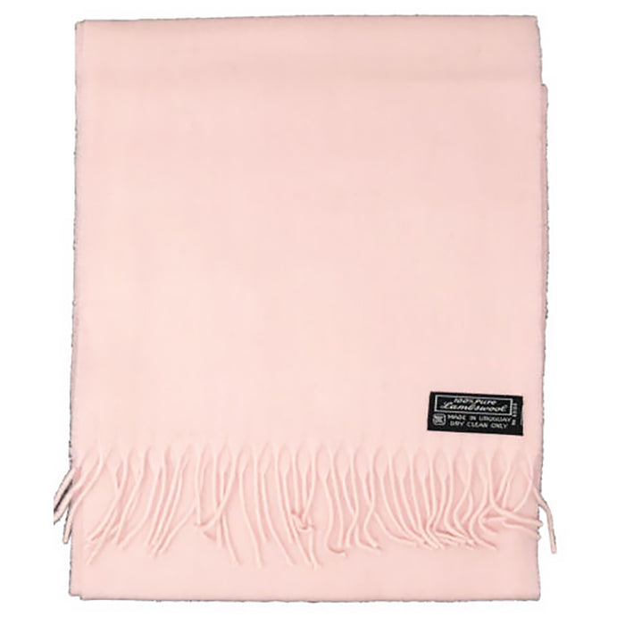 100% Lambswool Womens Solid Color Winter Scarf