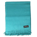 100% Lambswool Womens Solid Color Winter Scarf