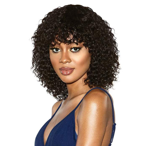 Sensationnel 100% Virgin Human Hair Full Wig - 12a Wet & Wavy Bohemian Bob