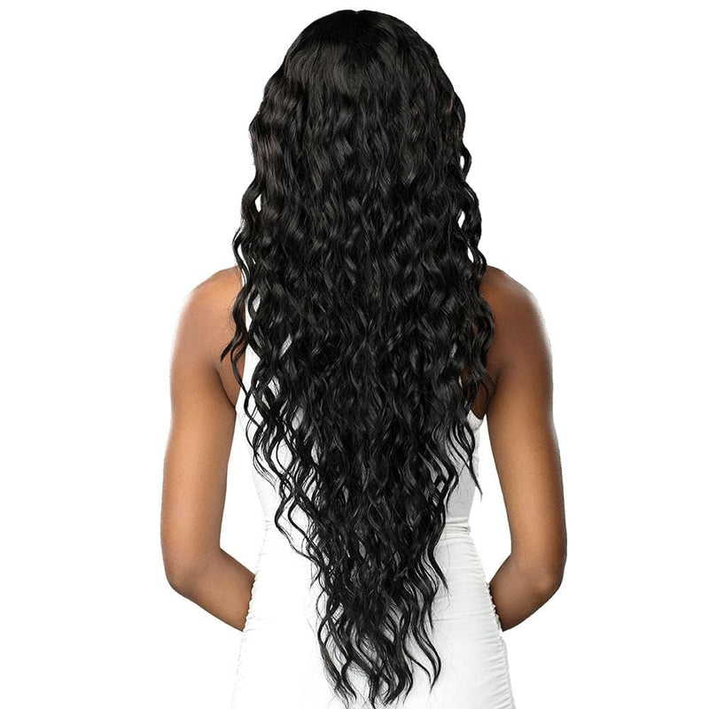 Sensationnel Butta Lace Human Hair Blend Hd Lace Front Wig - Loose Curly 32