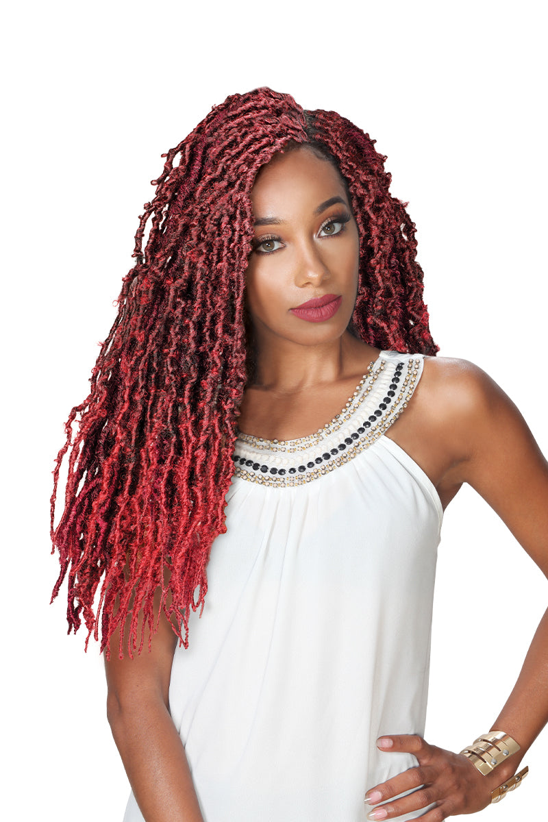 Zury Sis Synthetic Crochet Braid 2x Butterfly Locs 20"