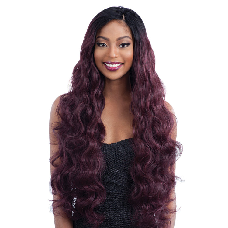 3-Piece Body Wave Synthetic Hair Weave - Organique Mastermix, Shake-N-Go Style