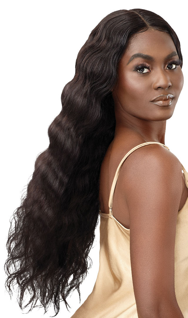 Outre Mytresses 100% Unprocessed Human Hair Hd Lace Front Wig - Body Wave 28