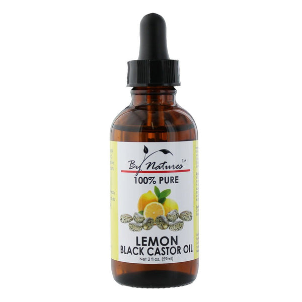 By Natures 100% Pure Lemon Black Castor Oil 2oz