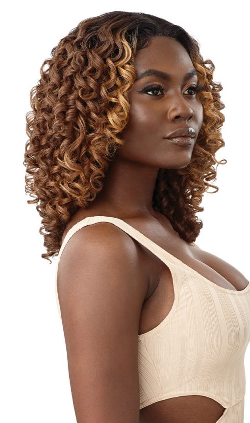 Outre Hd Transparent Synthetic Lace Front Wig - Caprice