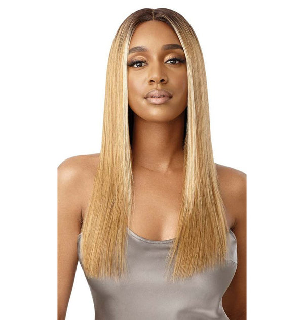 Outre Mytresses 100% Unprocessed Human Hair Custom Colored Hd Lace Front Wig - Cassina