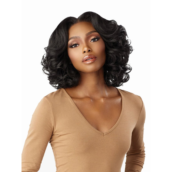 Sensationnel Curls Kinks&co Synthetic Textured Lace Front Wig - 13x6 Kinky Body Wave 14"