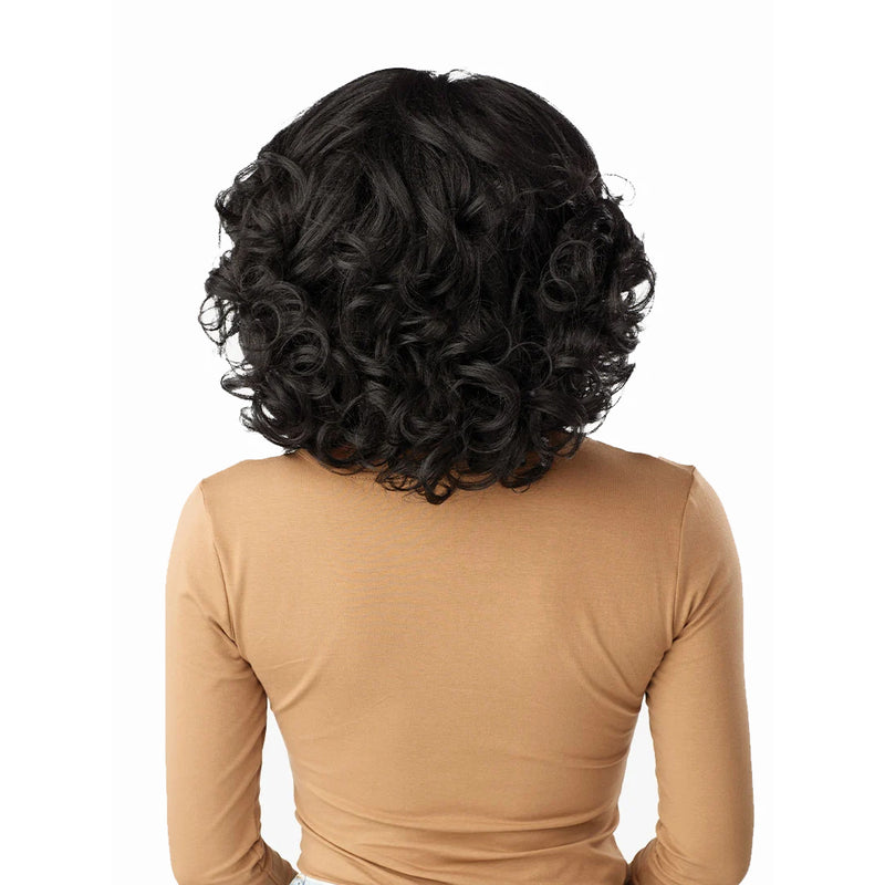 Sensationnel Curls Kinks&co Synthetic Textured Lace Front Wig - 13x6 Kinky Body Wave 14"