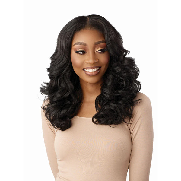 Sensationnel Curls Kinks&co Synthetic Textured Lace Front Wig - 13x6 Kinky Body Wave 18"