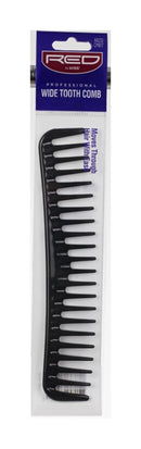 Red Professional Wide Tooth Comb