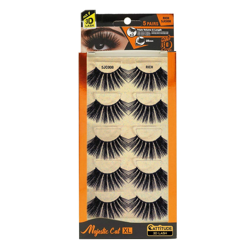 [Ebin] Cattitude 3D Lashes 5Pairs