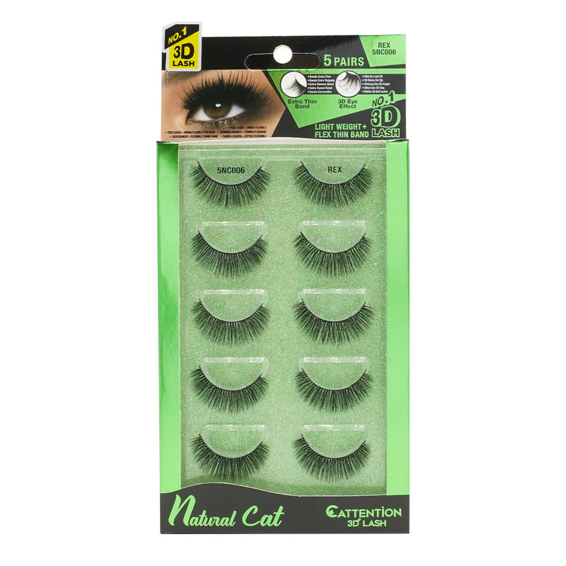 [Ebin] Cattitude 3D Lashes 5Pairs