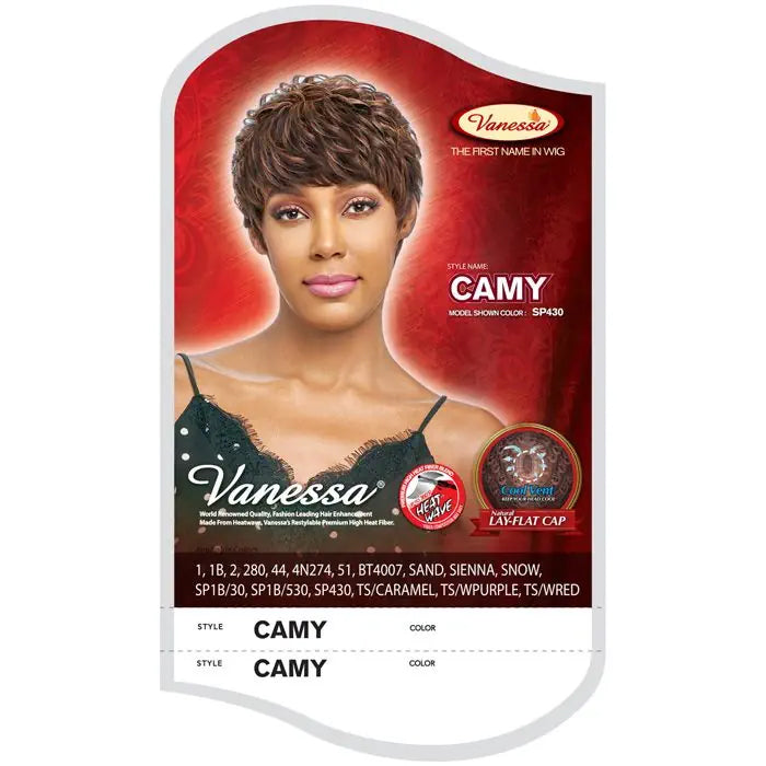 Vanessa Synthetic Hair Full Wig - Camy