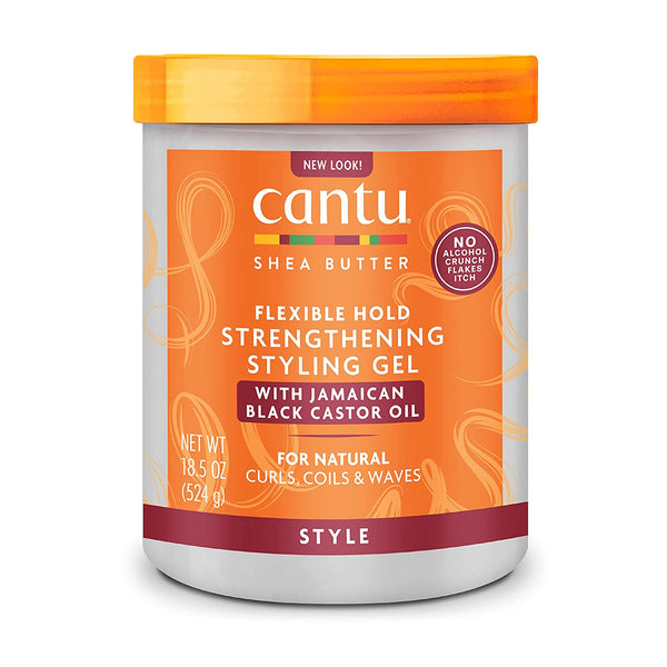 Cantu Shea Butter Flexible Hold Strengthening Styling Gel 18.5oz