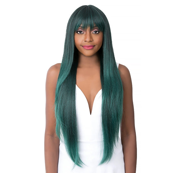 Its A Wig Synthetic Short Center Part Wig - Casio