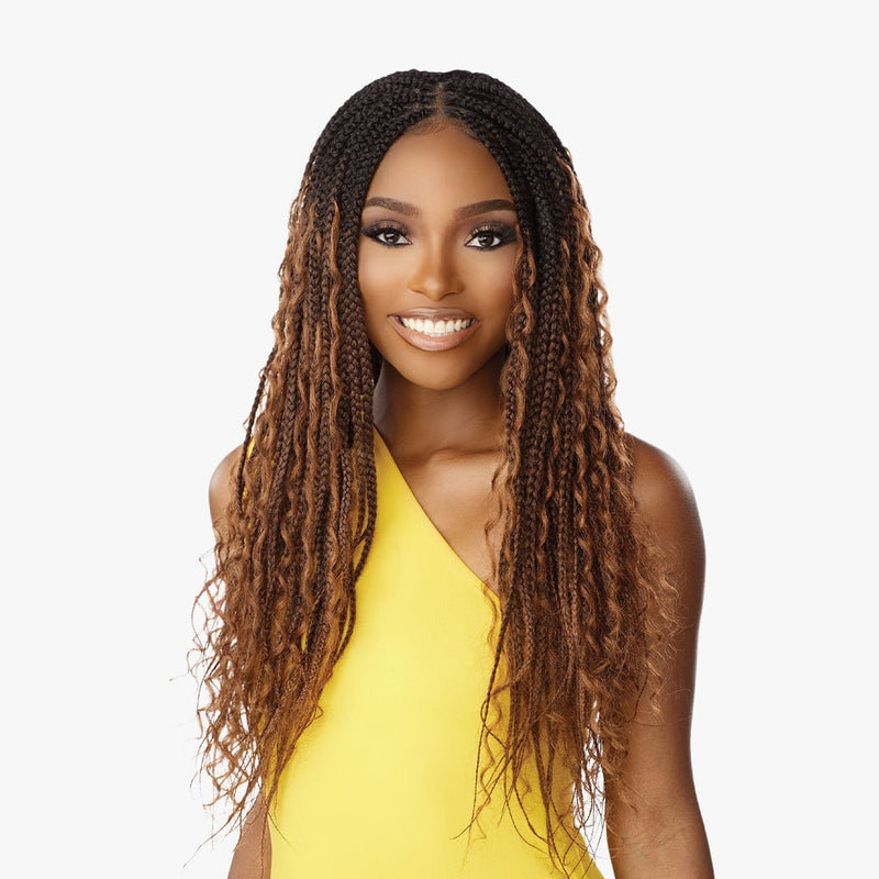 Sensationnel Cloud9 4x4 Braided Lace Wig - Mermaid Box Braid 30"