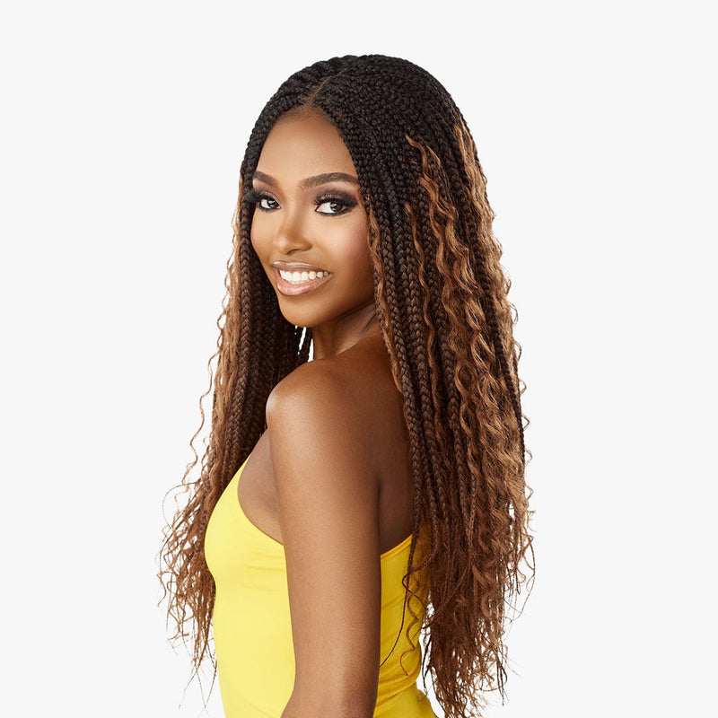 Sensationnel Cloud9 4x4 Braided Lace Wig - Mermaid Box Braid 30"