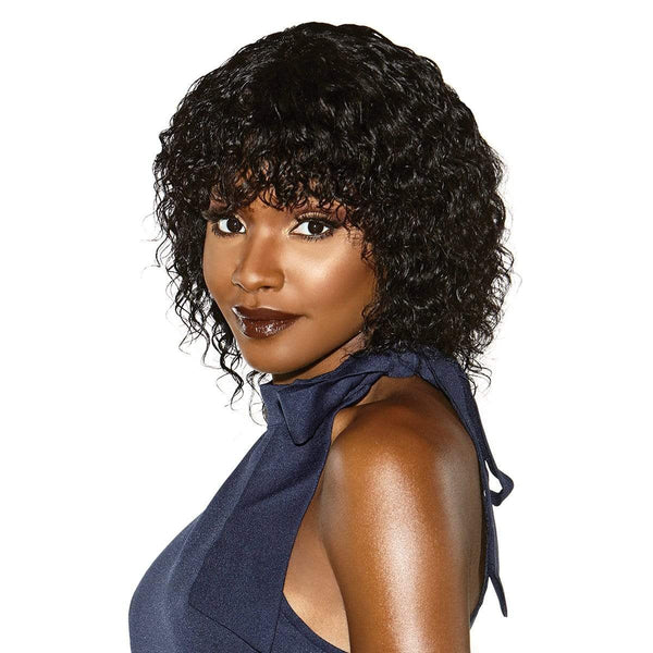 Sensationnel 100% Virgin Human Hair Full Wig - 12a Wet & Wavy Deep Bob