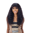 Naked Nature Unprocessed Remy Human Hair Wet&Wavy Wig - Deep Curl W/ Bang
