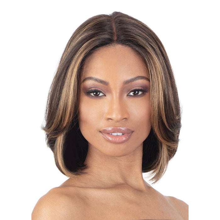 Shake-n-go Organique Synthetic Hd Lace Front Bob Life Wig - Desire