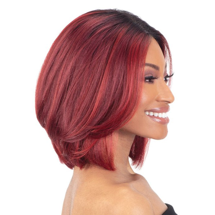 Shake-n-go Organique Synthetic Hd Lace Front Bob Life Wig - Desire