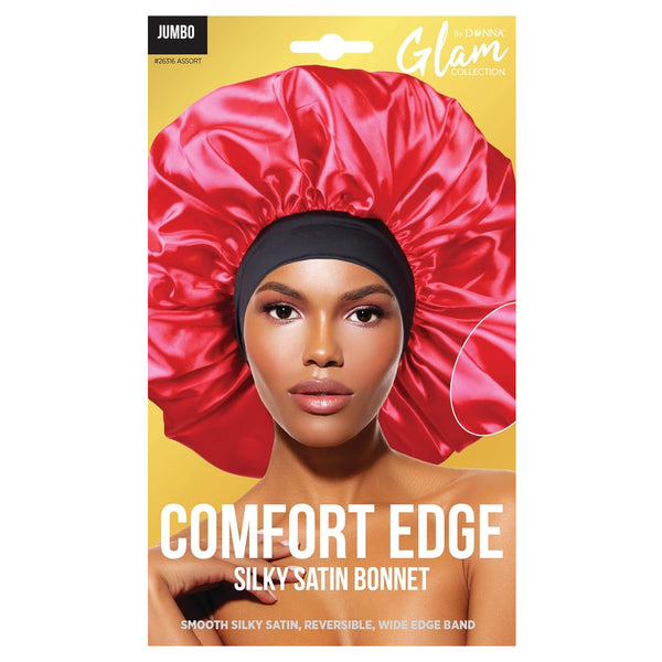 Donna Comfort Edge Silk Satin Bonnet Jumbo