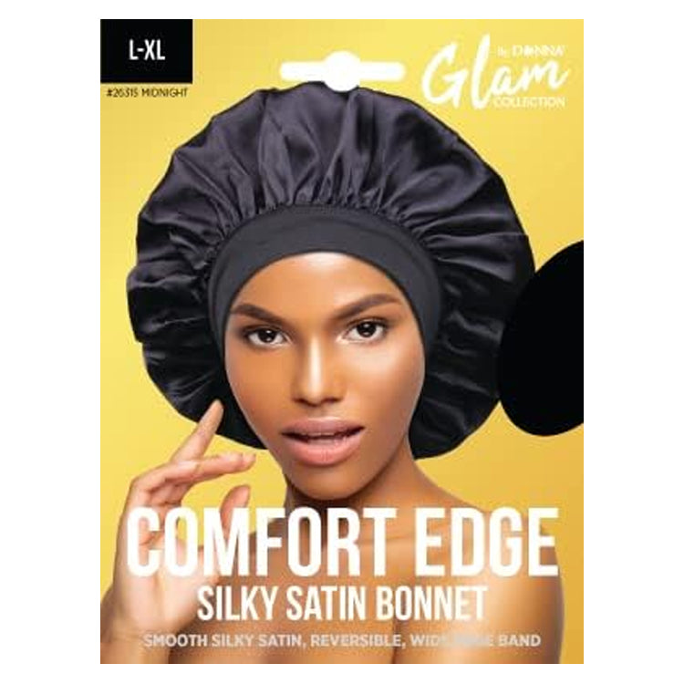 Donna Stylish Comfort Edge Silky Satin Bonnet L-xl