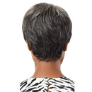 Fab & Fly Gray Glamour Unprocessed Human Hair Wig - Eden