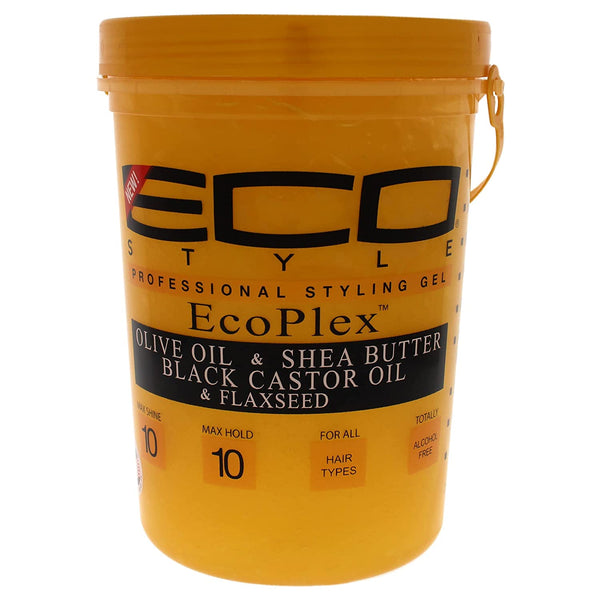 Eco Style Professional Styling Gel Olive Oil & Shea Butter Black Castor Oil & Flaxseed 80oz