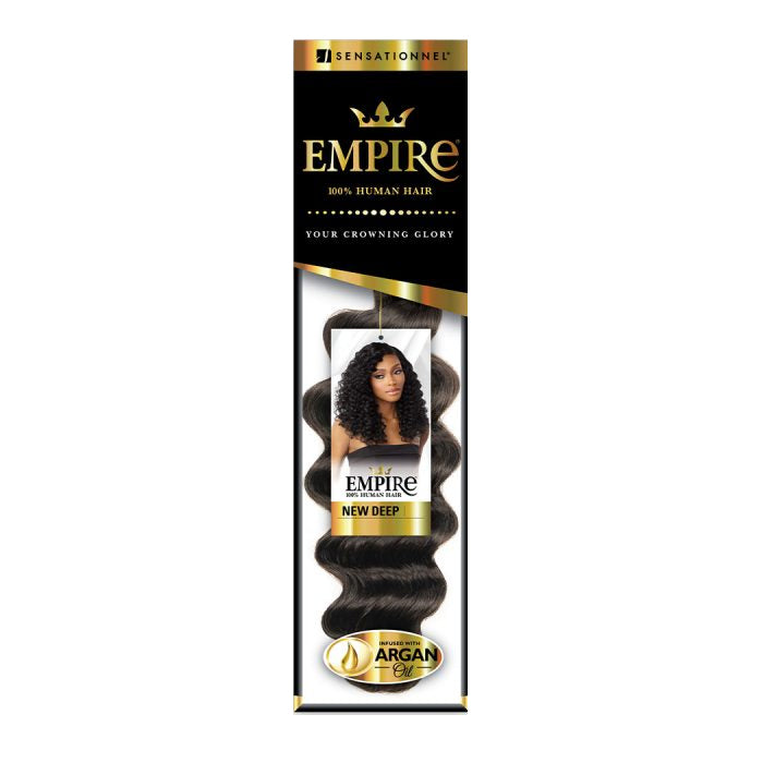 Sensationnel Human Hair Empire Weave Hair - New Deep 16"