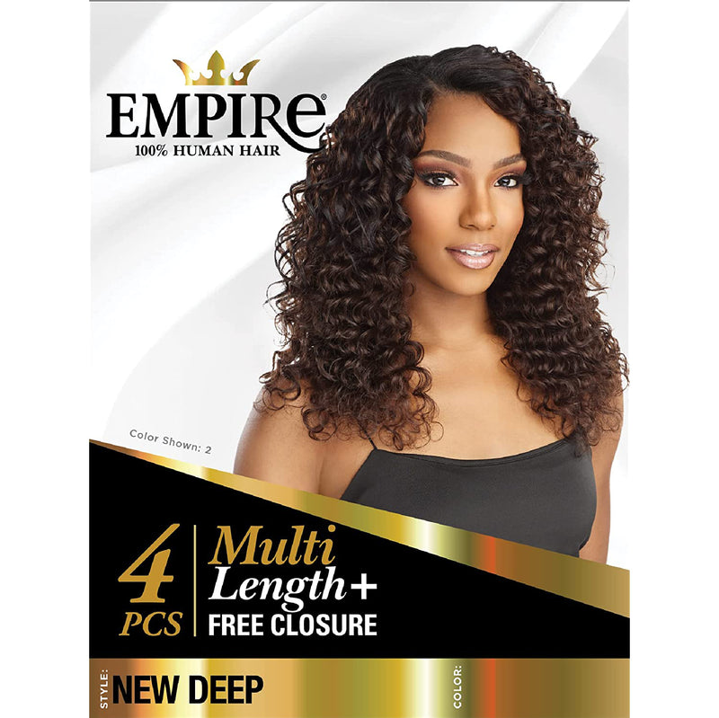 Sensationnel Human Hair Empire Multi Weave Hair - New Deep 14", 16", 18"