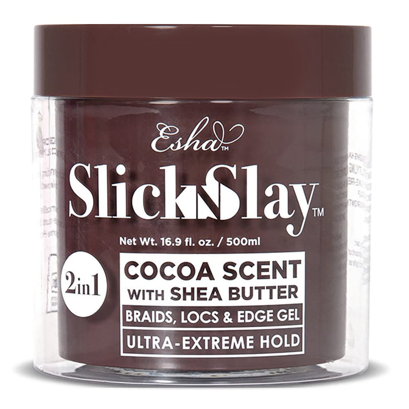 Esha Slick N Slay 2-in-1 Braid & Edge Gel 17oz