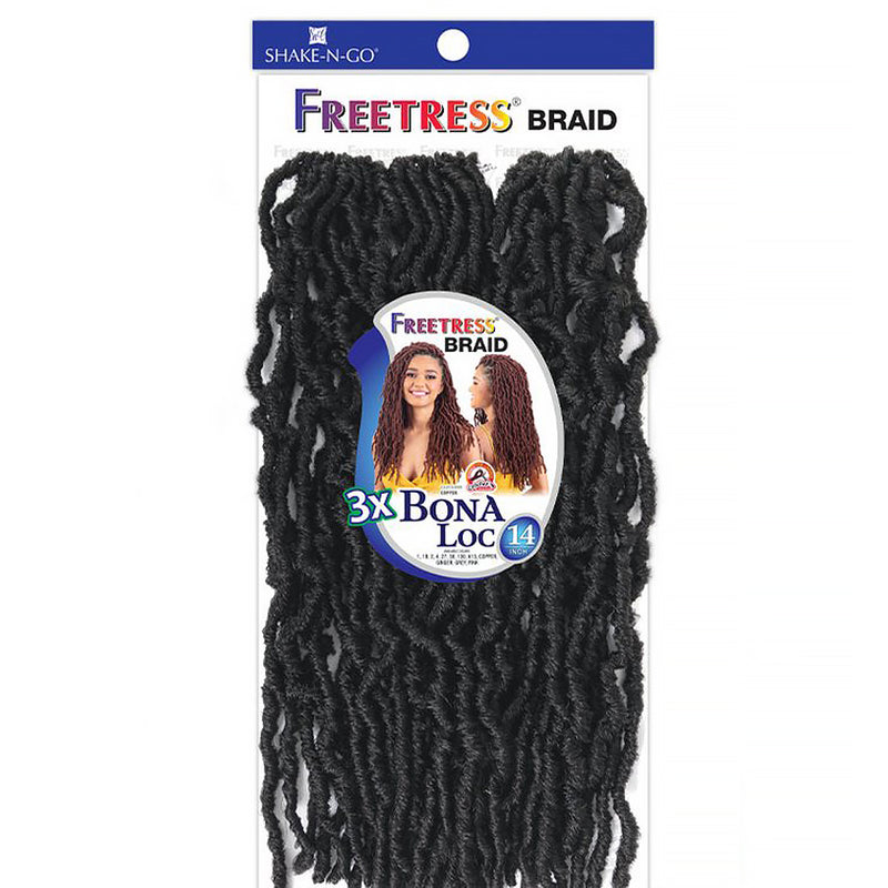 Freetress Braid Synthetic Crochet Braid - 3x Bona Loc 14"