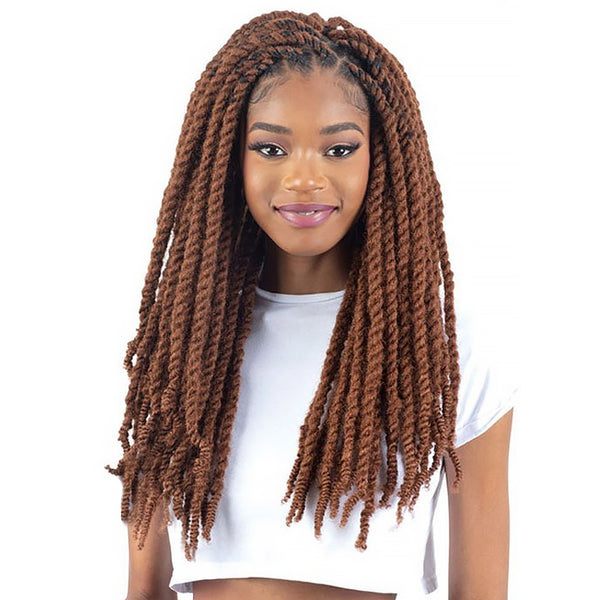 Shake N Go Freetress Equal Synthetic Braid - 3x Cuban Twist Soft & Natural 16"