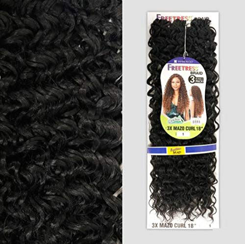 Freetress Synthetic Braid - 3x Mazo Curl 18