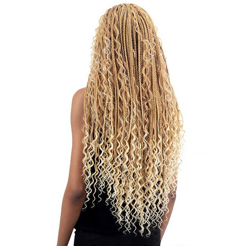 Shake N Go Freetress Synthetic Hair Pre-loop Crochet Braids - 3x Rebel Boho Braid 26"