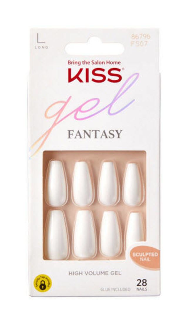Kiss Fantasy Collection Sculpted High Volume Gel Nails - Ture Color