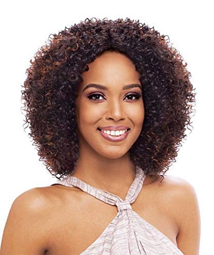 Fin Diji - Vanessa Synthetic Infinity Flex Part Lace Front Wig Bob Tight Curl