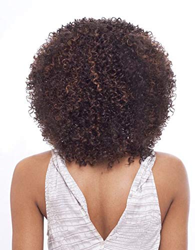 Fin Diji - Vanessa Synthetic Infinity Flex Part Lace Front Wig Bob Tight Curl