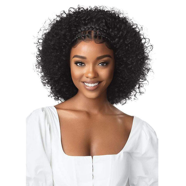 Outre Pre-styled Synthetic Hd 13x2 Lace Frontal Wig - Halo Stitch Braid 14"