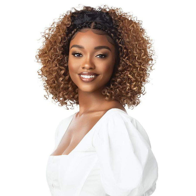 Outre Pre-styled Synthetic Hd 13x2 Lace Frontal Wig - Halo Stitch Braid 14"