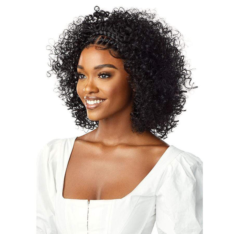 Outre Pre-styled Synthetic Hd 13x2 Lace Frontal Wig - Halo Stitch Braid 14"